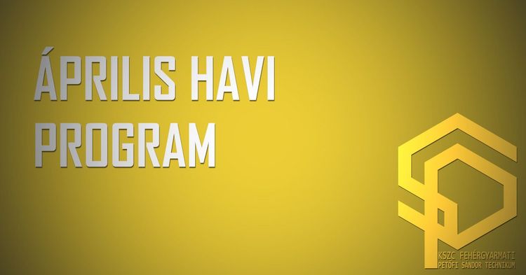 2026. április havi program