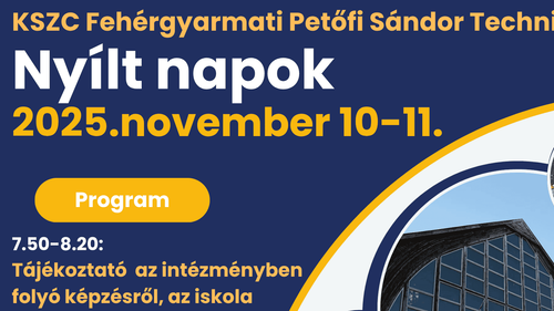 Nyílt napok a Petőfiben