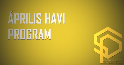 2026. április havi program